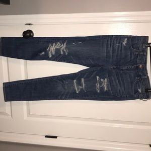 American Eagle High Rise Ripped Jeggings
